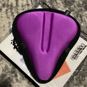 Bikeroo LARGE Exercise Gel Bike Seat Cushion COVER 10 " x 11 "  Purple